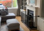 living room in a house